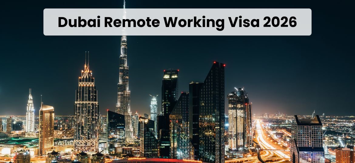 Dubai Remote Working Visa – Live in UAE & Work Remotely The Dubai Remote Working Visa (also called the Virtual Work Visa) allows foreign professionals to live in Dubai, part of the United Arab Emirates, while working remotely for employers or clients outside the UAE. This visa is ideal for: Digital nomads Remote employees Freelancers with overseas clients Entrepreneurs running international businesses It provides 1-year renewable residency without requiring a UAE employer sponsor. Who Is Eligible for the Dubai Remote Work Visa? To qualify, applicants must meet these main requirements: 1️⃣ Employment Requirement You must: Work for a company registered outside the UAE OR Own a company located outside the UAE OR Be a freelancer serving non-UAE clients You cannot work for a UAE employer under this visa. 2️⃣ Minimum Income Requirement You must earn at least: USD 3,500 per month (approx. AED 12,800) Proof required: 6 months’ bank statements Salary certificate or employment contract Proof of business ownership (if self-employed) 3️⃣ Other Key Requirements Passport valid for 6+ months Health insurance covering UAE Clean immigration record Completed application Required Documents Checklist Prepare the following: Passport copy Passport-size photo Employment contract (minimum 1 year validity recommended) 6 months bank statements Proof of income (salary slips or invoices) Health insurance valid in UAE If applying from outside the UAE, you will receive an entry permit before completing medical and Emirates ID steps. Dubai Remote Work Visa Cost (2026 Update) Costs typically include: Item Approximate Cost Application Fee AED 200–350 Medical Test AED 300–700 Emirates ID AED 370+ Health Insurance Varies Service Fees Varies Estimated Total: AED 1,500 – 2,500 (excluding insurance) Costs may vary depending on whether you apply directly or through a consultancy. How to Apply for Dubai Remote Work Visa Applications are processed through: General Directorate of Residency and Foreigners Affairs (GDRFA) – for Dubai applicants Federal Authority for Identity and Citizenship (ICP) – for other Emirates Step-by-Step Process: Submit online application Upload required documents Pay government fees Receive entry permit (if outside UAE) Complete medical test in UAE Apply for Emirates ID Receive residence visa stamp Processing time: Usually 2–4 weeks. Can You Sponsor Family on Remote Work Visa? Yes — subject to income threshold. You can sponsor: Spouse Children Additional documentation and housing proof will be required. Benefits of Dubai Remote Working Visa ✅ No UAE employer required ✅ Live in tax-efficient jurisdiction ✅ Access UAE banking ✅ Sponsor family ✅ Renewable yearly Important Things to Know You cannot take employment with a UAE company Income proof must be consistent for 6 months Health insurance is mandatory Visa is renewable annually Remote Work Visa vs Freelance Visa in UAE Many applicants confuse these two. Remote Work Visa Freelance Visa Work for overseas company Work for UAE clients No UAE license required Requires freelance license 1-year renewable 1–3 year options 👉 If you want to work with UAE companies, you may consider a freelance permit instead. Why Choose Dubai for Remote Work? Dubai offers: Zero personal income tax High-speed digital infrastructure International lifestyle Strong business ecosystem Safe and stable environment This makes it one of the world’s top destinations for digital nomads.